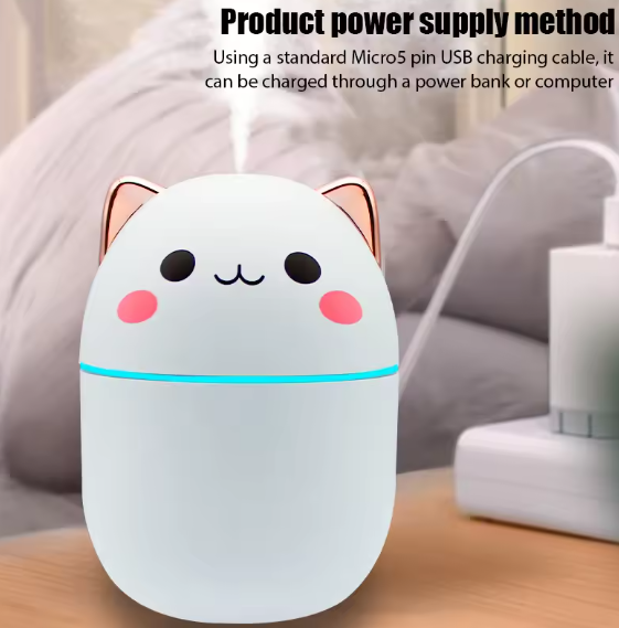 Cute Cat Humidifier 250ml