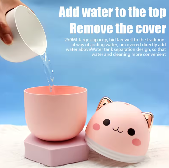 Cute Cat Humidifier 250ml